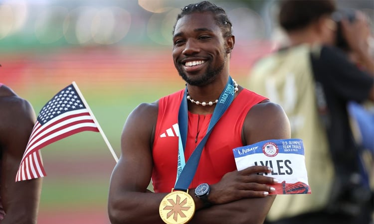 Lyles out of 100m at US trials