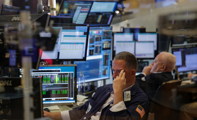 Global stocks fall sharply on weak US job data, Trump tariffs