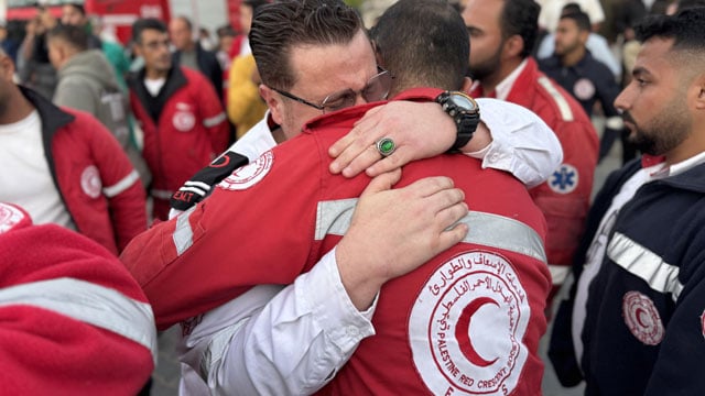 Palestinian Red Crescent says one staff killed in Israeli attack on Gaza HQ
