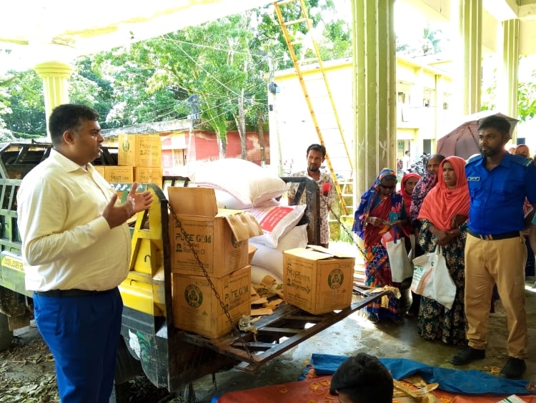 TCB product sales begin in Kachua upazila