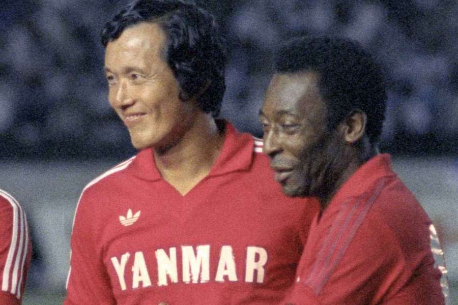 Tributes to legendary Japan striker hailed by Pele