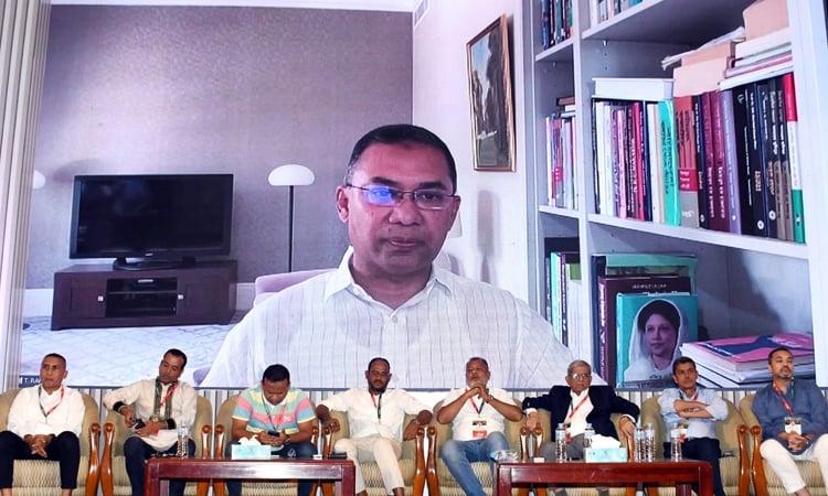 Tariqur Rahman calls for casting votes for sheaf of paddy in next election