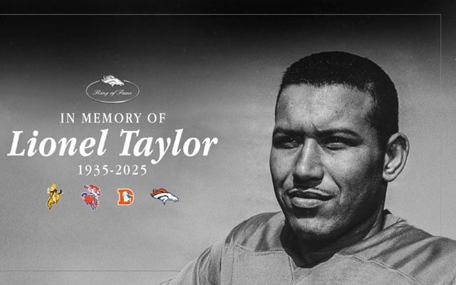 Ex-Broncos receiver Lionel Taylor dies