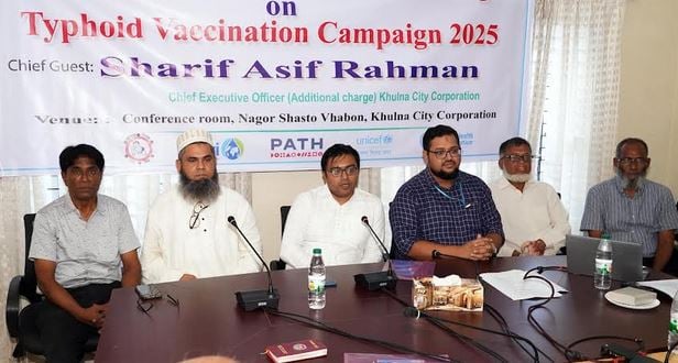 Typhoid vaccination campaign 2025 ends in Khulna