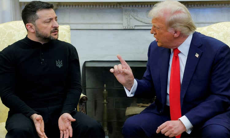 Trump says Zelensky can decide to end war, rules out reclaiming Crimea