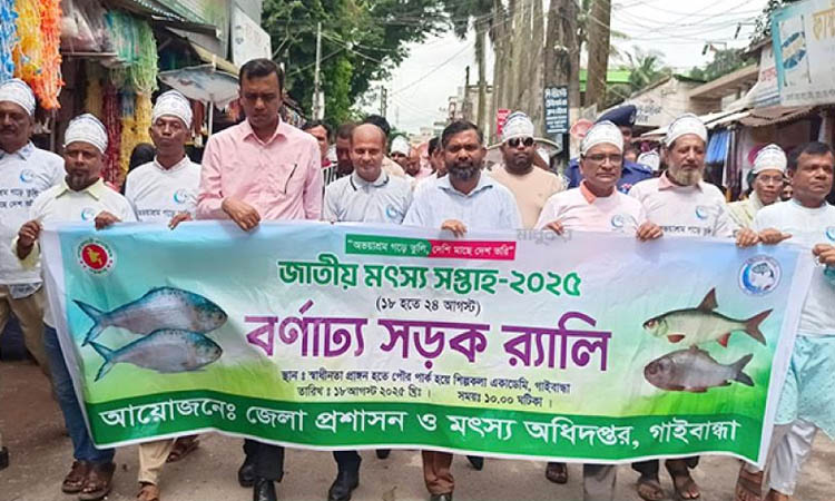 National Fisheries Week-2025 begins in Gaibandha