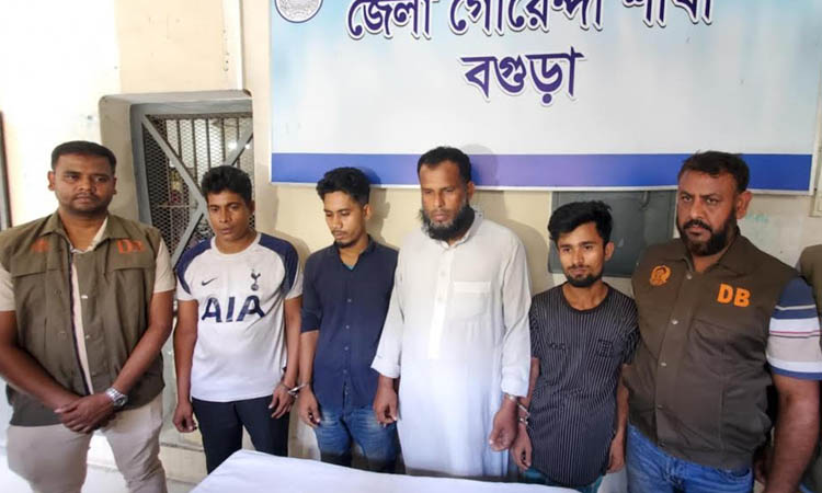 5 dacoits arrested over robbery in Pran Dairy Farm in Bogura