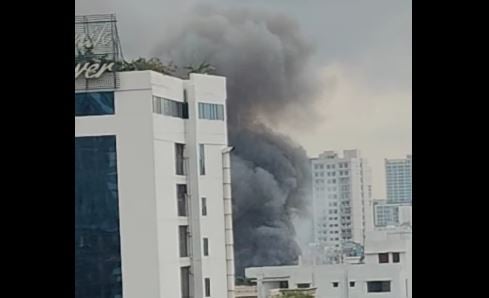 Mohakhali Sat Tala Slum fire under control