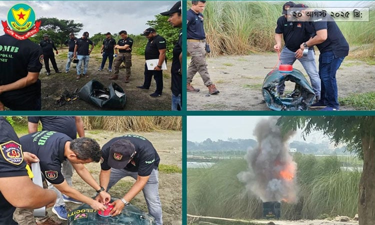 DMP bomb disposal unit completes training on risky operations 