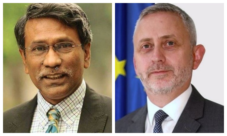 EU Ambassador Miller meets Prof Ali Riaz 