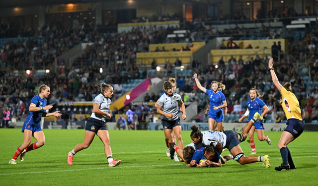 France begin Women's Rugby World Cup with hard-fought win over Italy
