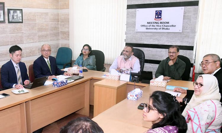 JICA delegation calls on DU VC