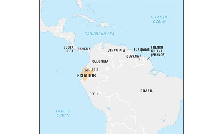 Ecuador seizes bomb-making material headed to Colombia