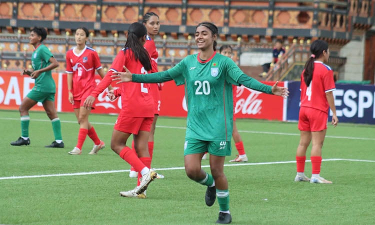 Bangladesh beat Nepal again as Prity slams hat-trick  | Sports
