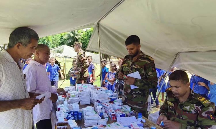 Army provides free treatments to over 300 patients in Khagrachhari | District