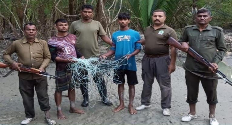 Two deer poachers held in the Sundarbans
