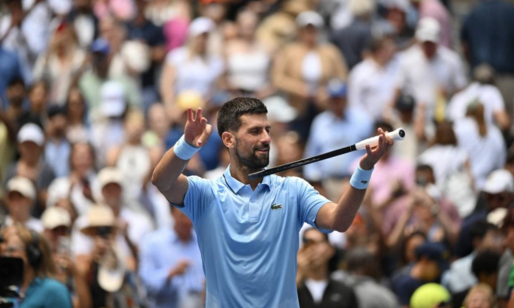 'Frustrated' Djokovic makes US Open third round for 19th time