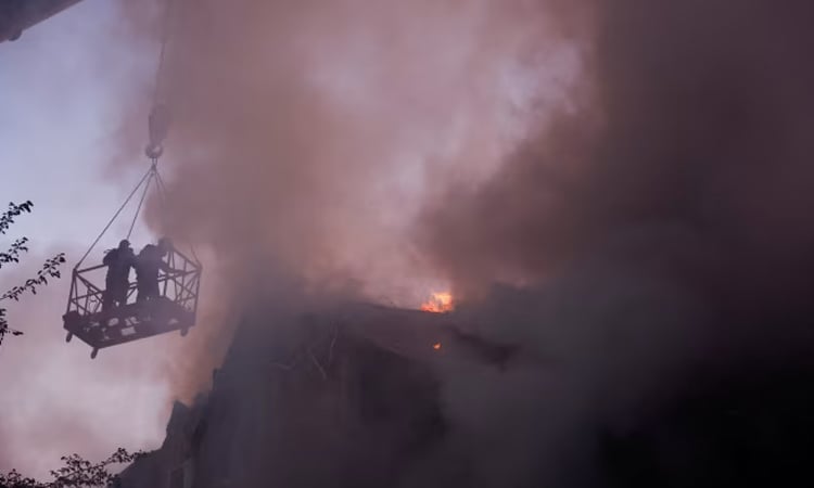 EU mission building damaged in Russian strikes on Kyiv: EU chief