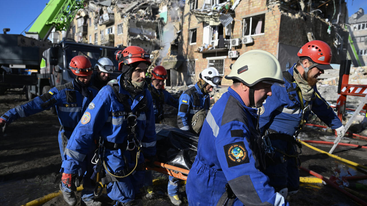 Macron condemns Russia's 'barbarism' after deadly Kyiv strikes