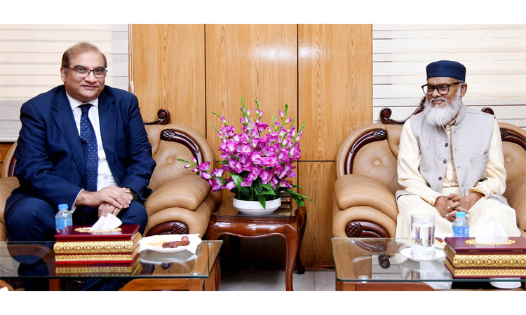 Religious adviser Khalid meets Pakistani High commissioner  