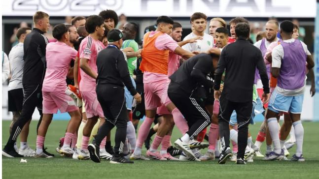 Miami's Suarez at center of spitting incident after Leagues Cup loss