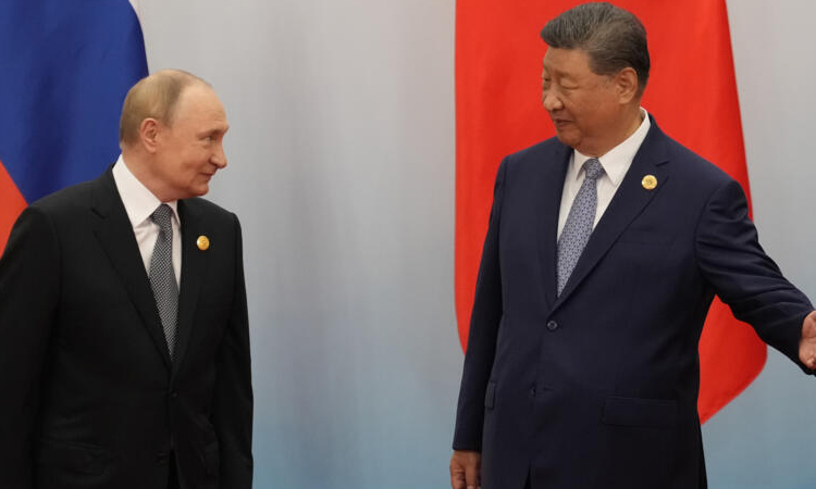 Xi and Putin round on West at regional summit in China