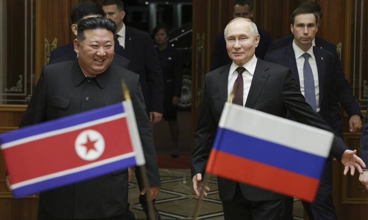 Putin meets Kim, thanks him for North Korean troops in Russia: Kremlin