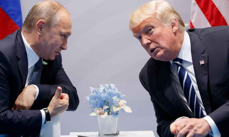 Kremlin hopes Trump's post about conspiring was 'not without irony'