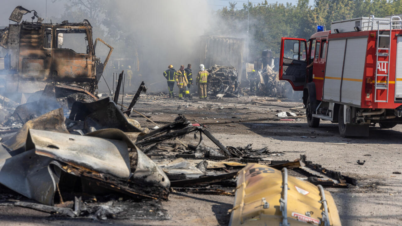 Russian drone barrage cuts power for thousands in Ukraine