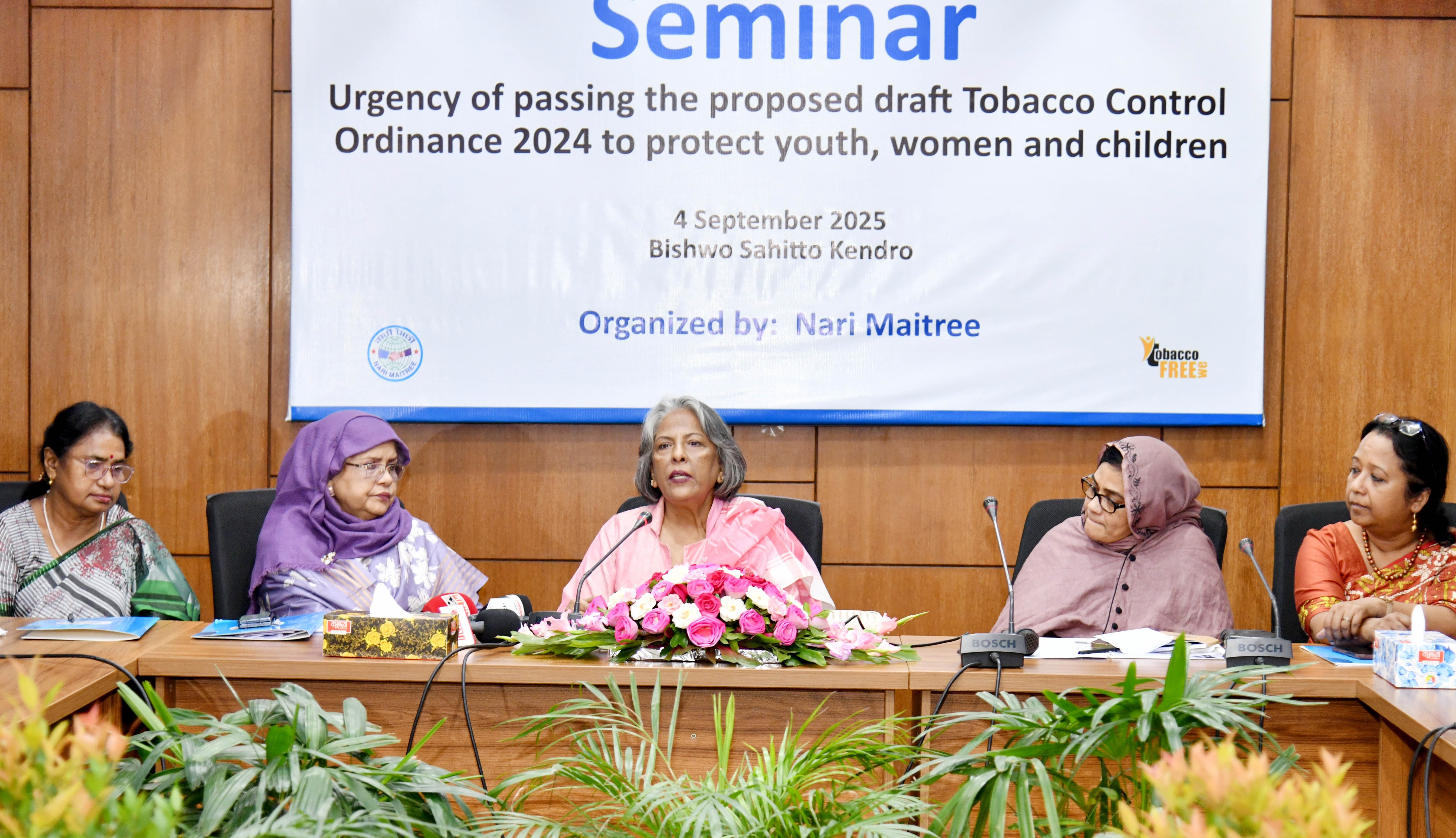 Sharmeen Murshid stresses on amending tobacco control act