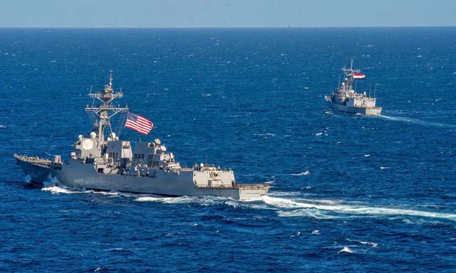 Pentagon says Venezuelan planes buzzed US ship in 'highly provocative move'