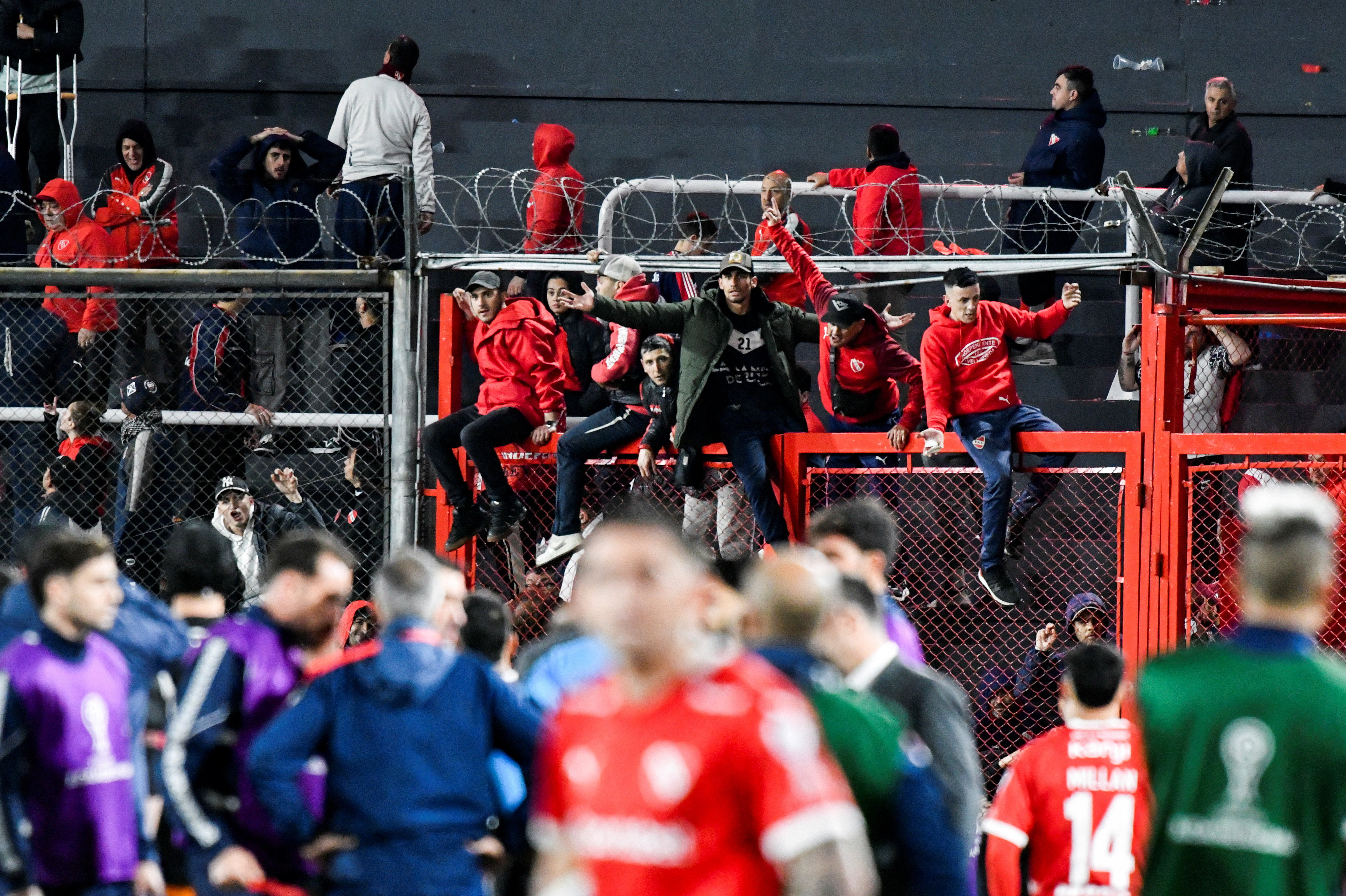 Argentina's Independiente disqualified from Copa Sudamericana over stadium brawl