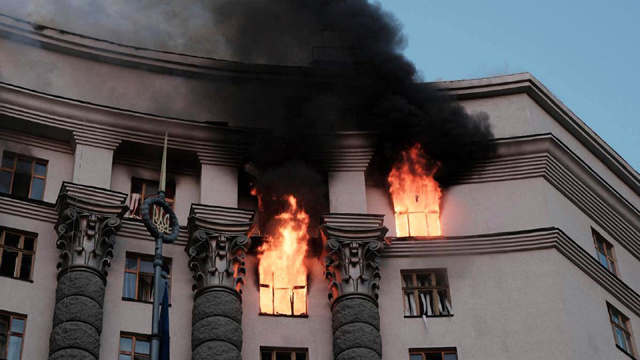 Ballistic missile used in Russia attack on Kyiv govt building: official