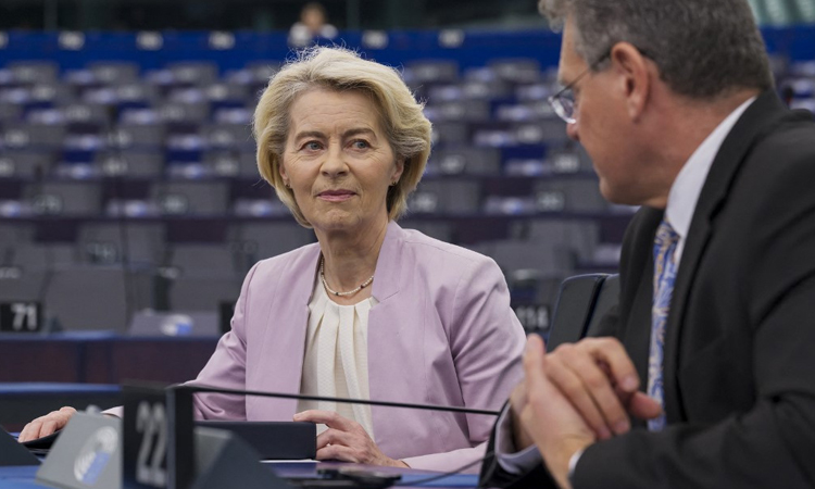 EU chief to defend Trump trade deal in parliament