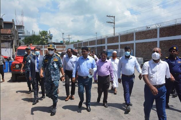 BNACWC expert team visits chemical warehouses of Benapole Land Port