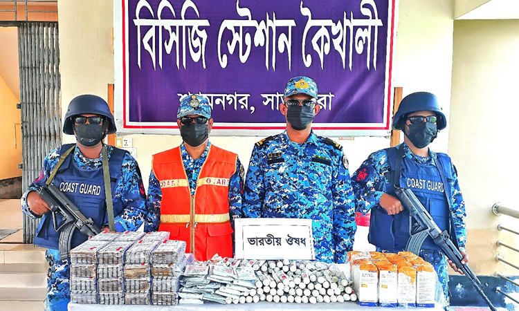 Huge Indian medicines worth Tk 1.20 cr seized in Satkhira