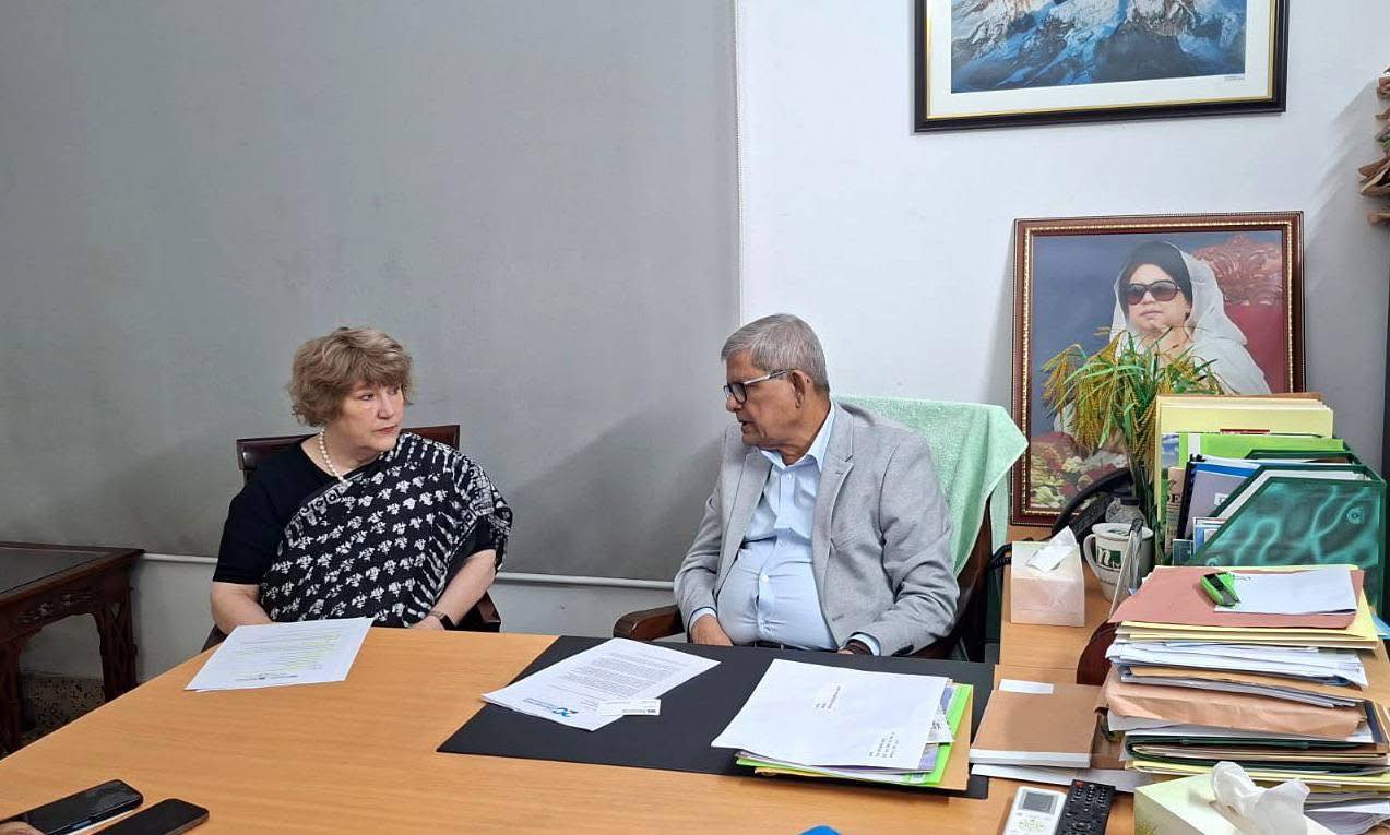 Catherine Cecil meets Mirza Fakhrul