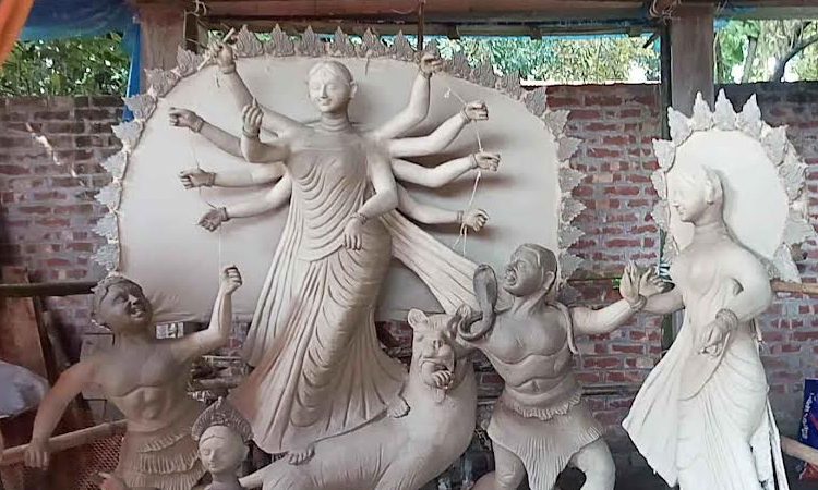 Durga Puja preparations going on full swing in Gaibandha