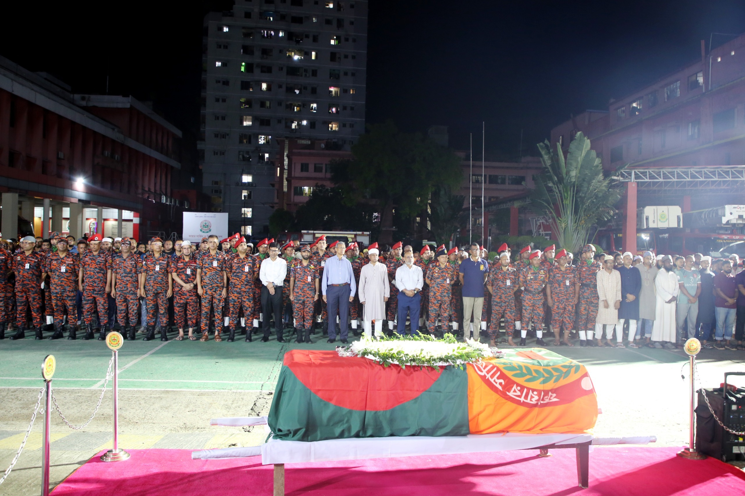 Janaza of firefighter Shamim Ahmed held with state honor