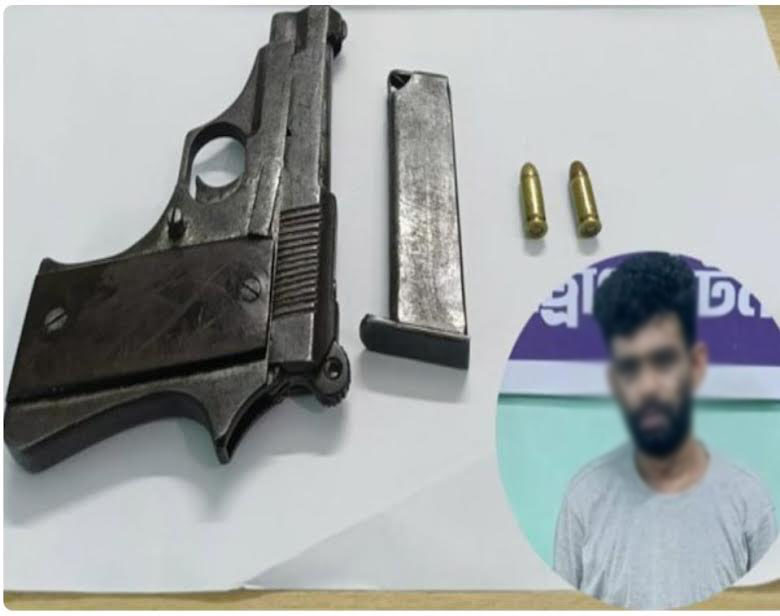 Terrorist landed in jail in arms case