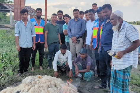 Huge current nets seized in Halda River