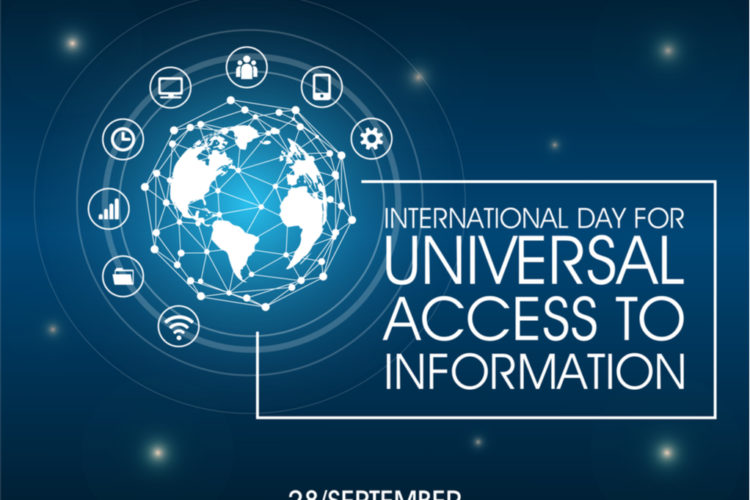 International Day for Universal Access to Information to be observed on Sept 28