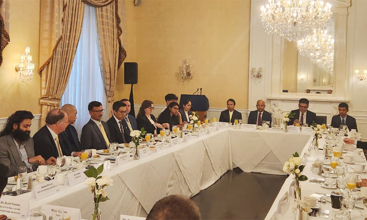 Touhid seeks stronger Bangladesh–US economic cooperation at BCIU roundtable