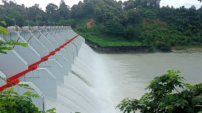 Kaptai Dam's 16 water gates reopened