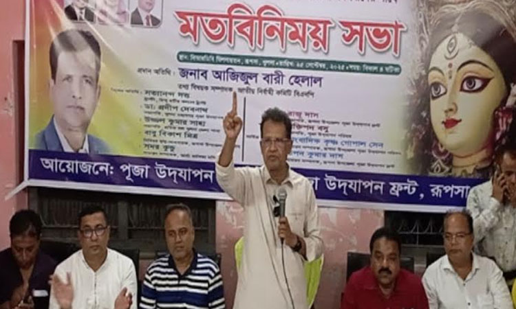 Helal urges turning Durga Puja into symbol of social harmony 