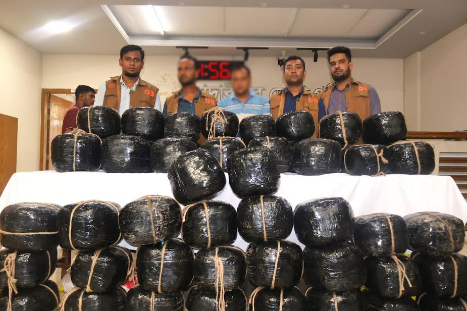 Two held with 200-kg ganja in Madaripur