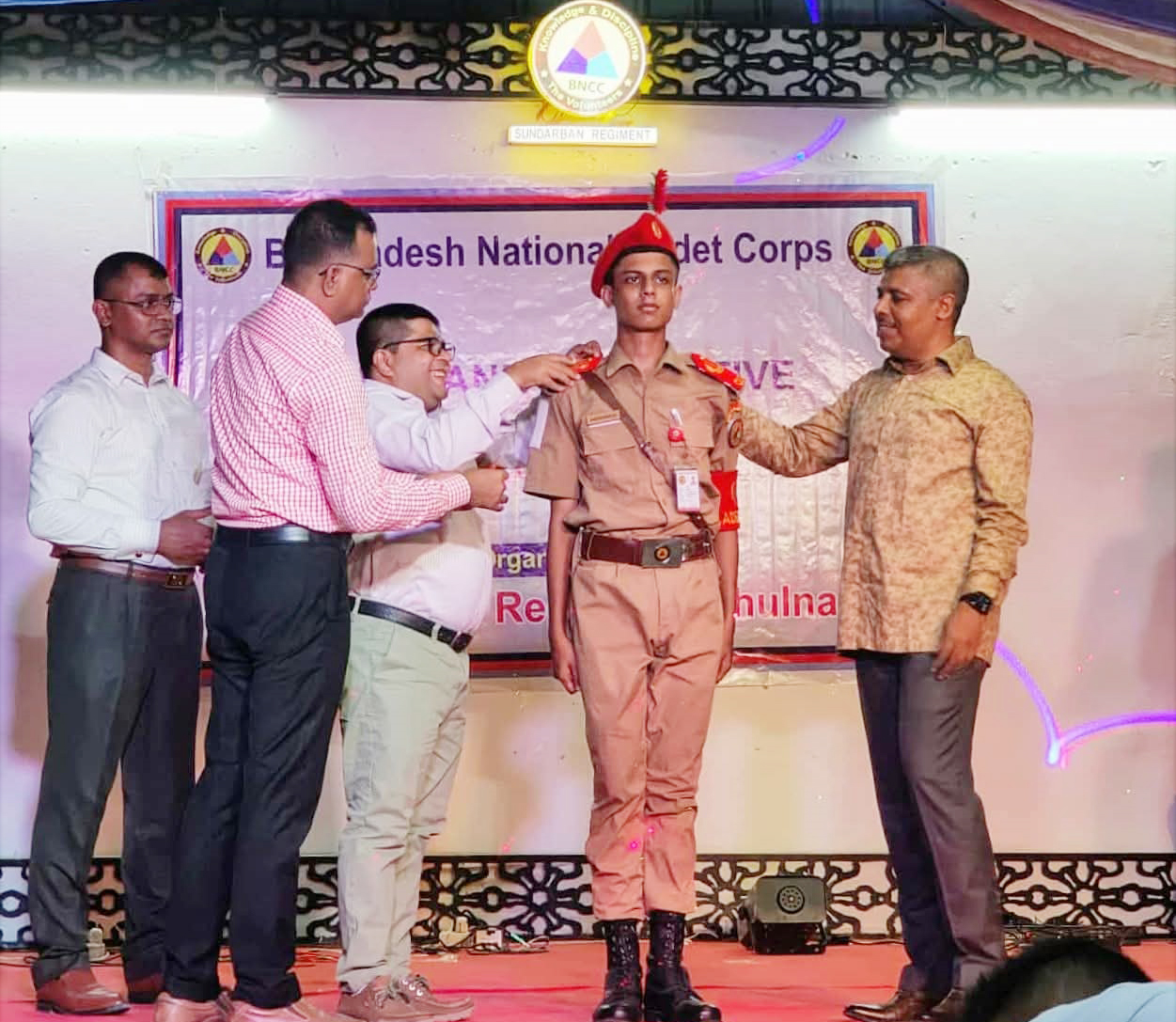 Ashhadul of GUST awarded highest BNCC rank | Others