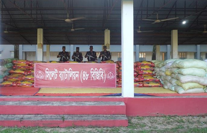 Huge smuggled goods worth Tk 1.43 cr seized in Sylhet