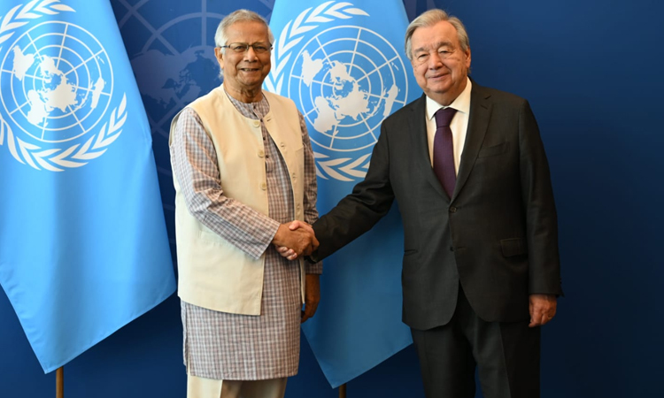 UN chief pledges full support for Bangladesh’s democratic transition