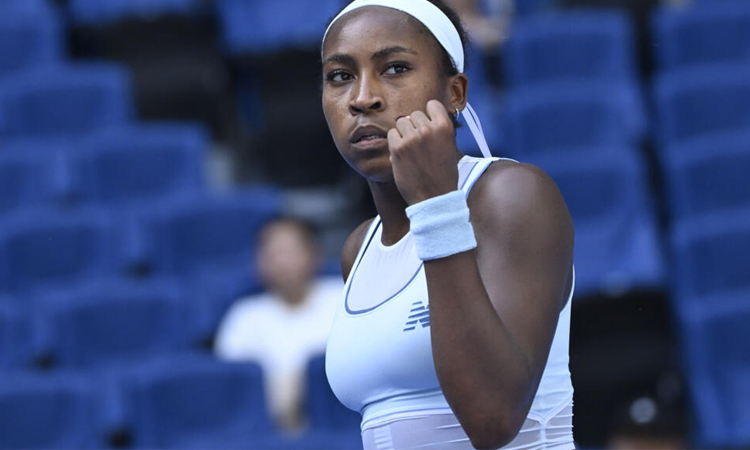 Gauff survives tense Bencic test to reach Beijing quarter-finals